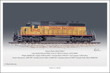 Union Pacific SD40-2 by Mark Karvon
