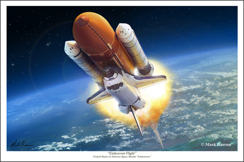 Space Shuttle Endeavour – Mark Karvon Art Studios