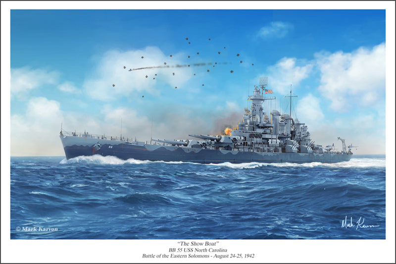 USS North Carolina BB 55 - 