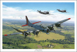 B-17 Almost Home by Mark Karvon