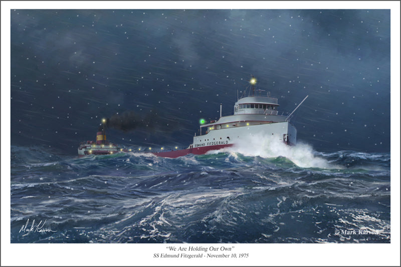 SS Edmund Fitzgerald Poster sur toile représentant un bateau SS Edmund Fitzgerald Poster sur toile représentant un bateau