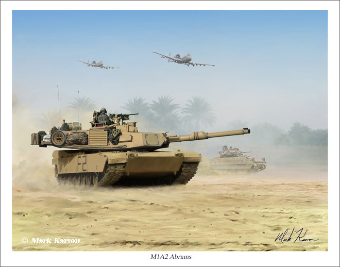M1A2 Abrams – Mark Karvon Art Studios