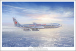 Boeing 707 Flying Tiger Pole Cat by Mark Karvon