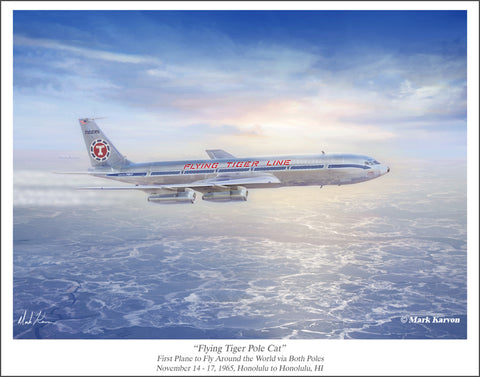 Boeing 707 Flying Tiger Pole Cat