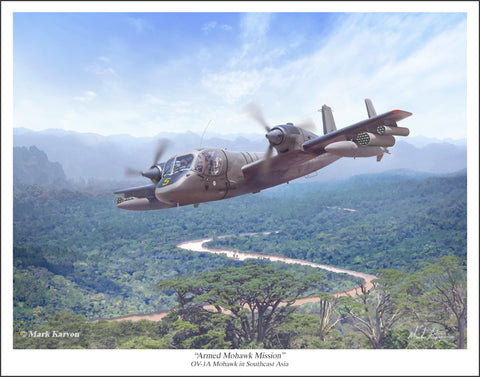 OV-1A Mohawk Over Laos