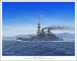 USS Oregon BB-3 by Mark Karvon