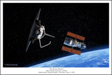 Space Shuttle Discovery & Hubble Space Telescope