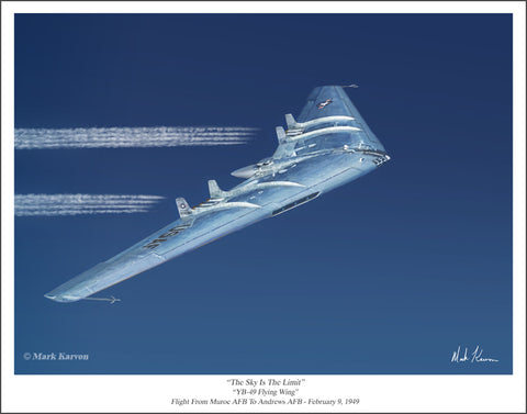 YB-49 Fling Wing